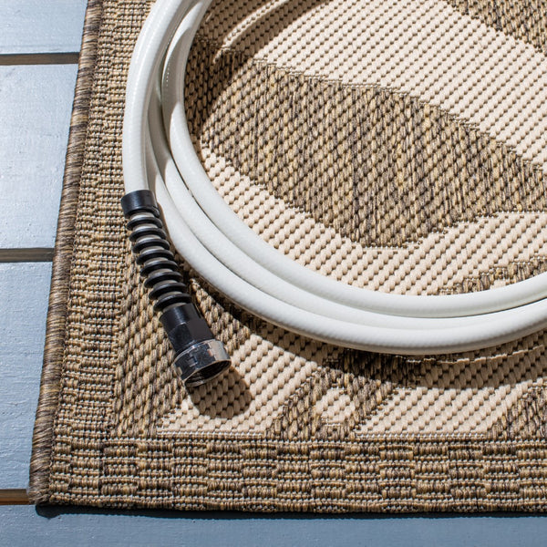 Safavieh Cy2961 Power Loomed 85.4% Polypropylene/10.4% Polyester/4.2% Latex Outdoor Rug CY2961-3009-4