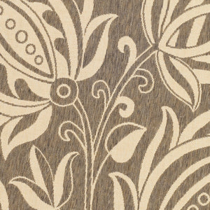 Safavieh Cy2961 Power Loomed 85.4% Polypropylene/10.4% Polyester/4.2% Latex Outdoor Rug CY2961-3009-5R