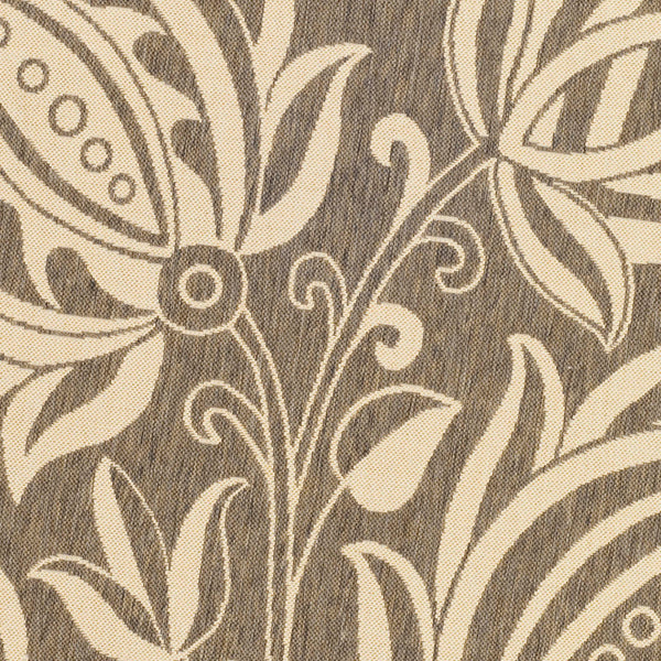 Safavieh Cy2961 Power Loomed 85.4% Polypropylene/10.4% Polyester/4.2% Latex Outdoor Rug CY2961-3009-5R