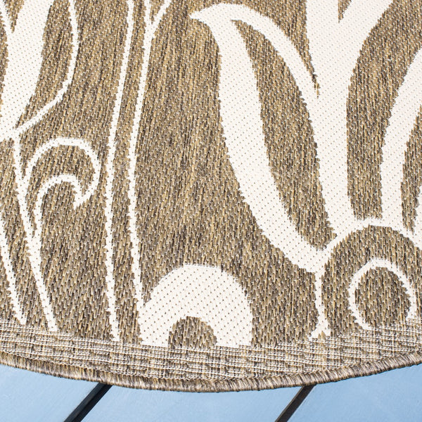 Safavieh Cy2961 Power Loomed 85.4% Polypropylene/10.4% Polyester/4.2% Latex Outdoor Rug CY2961-3009-5R