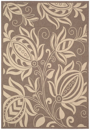 Safavieh Cy2961 Power Loomed 85.4% Polypropylene/10.4% Polyester/4.2% Latex Outdoor Rug CY2961-3009-4