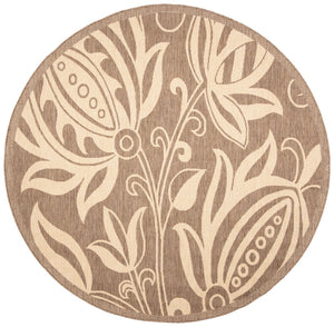 Safavieh Cy2961 Power Loomed 85.4% Polypropylene/10.4% Polyester/4.2% Latex Outdoor Rug CY2961-3009-4