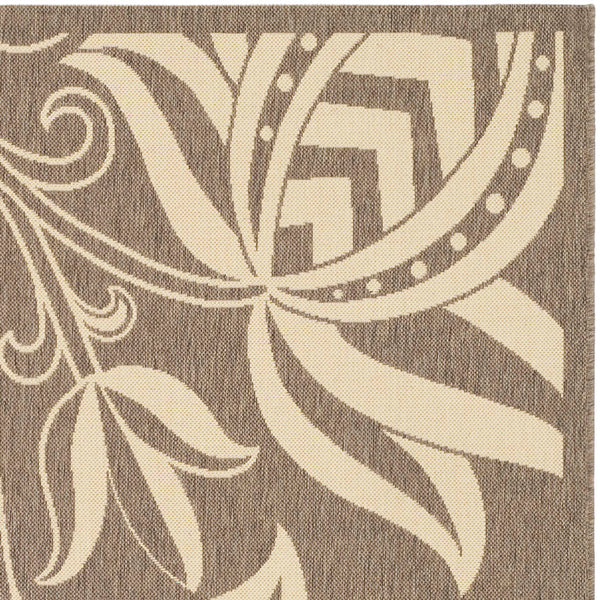 Safavieh Cy2961 Power Loomed 85.4% Polypropylene/10.4% Polyester/4.2% Latex Outdoor Rug CY2961-3009-4