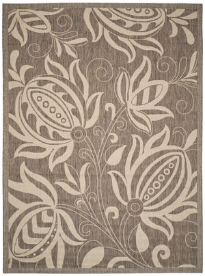 Safavieh Cy2961 Power Loomed 85.4% Polypropylene/10.4% Polyester/4.2% Latex Outdoor Rug CY2961-3009-4