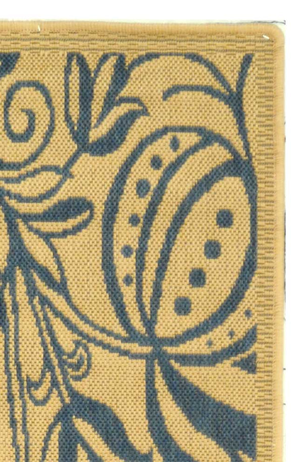 Safavieh Cy2961 Power Loomed 85.4% Polypropylene/10.4% Polyester/4.2% Latex Outdoor Rug CY2961-3101-4