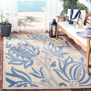 Safavieh Cy2961 Power Loomed 85.4% Polypropylene/10.4% Polyester/4.2% Latex Outdoor Rug CY2961-3101-4