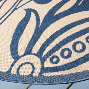 Safavieh Cy2961 Power Loomed 85.4% Polypropylene/10.4% Polyester/4.2% Latex Outdoor Rug CY2961-3101-4