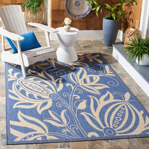 Safavieh Cy2961 Power Loomed 85.4% Polypropylene/10.4% Polyester/4.2% Latex Outdoor Rug CY2961-3103-214