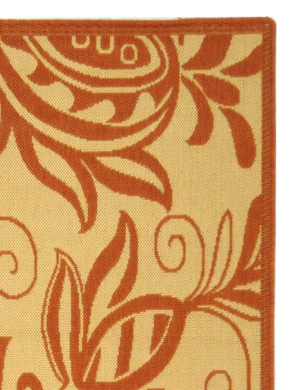 Safavieh Cy2961 Power Loomed 85.4% Polypropylene/10.4% Polyester/4.2% Latex Outdoor Rug CY2961-3201-4