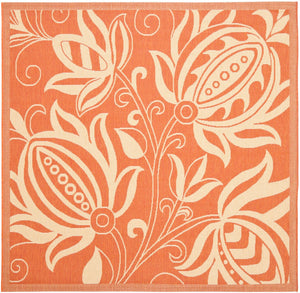 Safavieh Cy2961 Power Loomed 85.4% Polypropylene/10.4% Polyester/4.2% Latex Outdoor Rug CY2961-3202-210