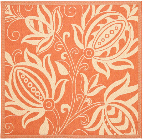 Safavieh Cy2961 Power Loomed 85.4% Polypropylene/10.4% Polyester/4.2% Latex Outdoor Rug CY2961-3202-210