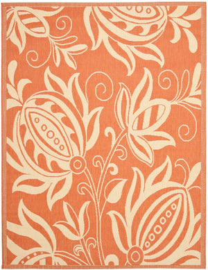 Safavieh Cy2961 Power Loomed 85.4% Polypropylene/10.4% Polyester/4.2% Latex Outdoor Rug CY2961-3202-210