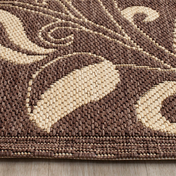 Safavieh Cy2961 Power Loomed 85.4% Polypropylene/10.4% Polyester/4.2% Latex Outdoor Rug CY2961-3409-27