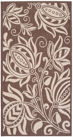 Safavieh Cy2961 Power Loomed 85.4% Polypropylene/10.4% Polyester/4.2% Latex Outdoor Rug CY2961-3409-3