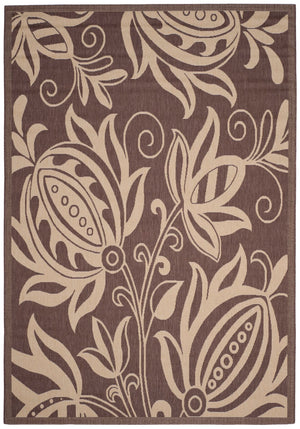 Safavieh Cy2961 Power Loomed 85.4% Polypropylene/10.4% Polyester/4.2% Latex Outdoor Rug CY2961-3409-214