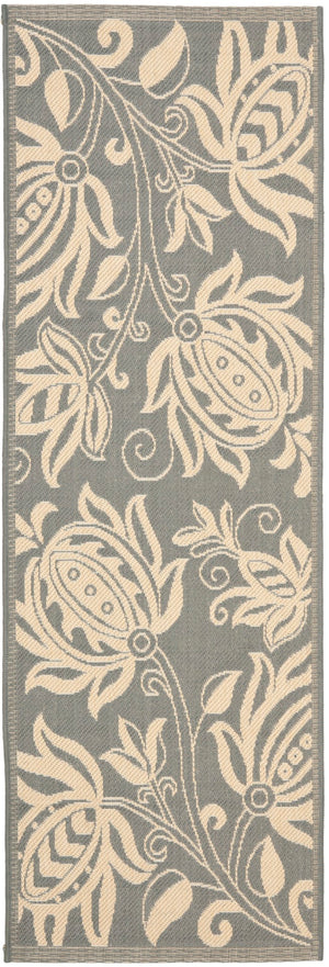 Safavieh Cy2961 Power Loomed 85.4% Polypropylene/10.4% Polyester/4.2% Latex Outdoor Rug CY2961-3606-4