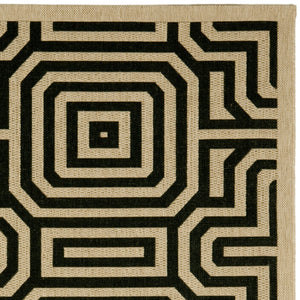 Safavieh Cy2962 Power Loomed 85.4% Polypropylene/10.4% Polyester/4.2% Latex Outdoor Rug CY2962-3901-5R