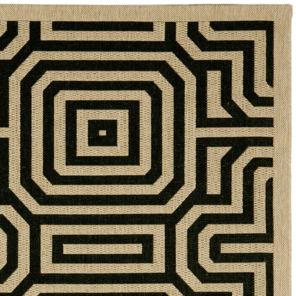 Safavieh Cy2962 Power Loomed 85.4% Polypropylene/10.4% Polyester/4.2% Latex Outdoor Rug CY2962-3901-5R