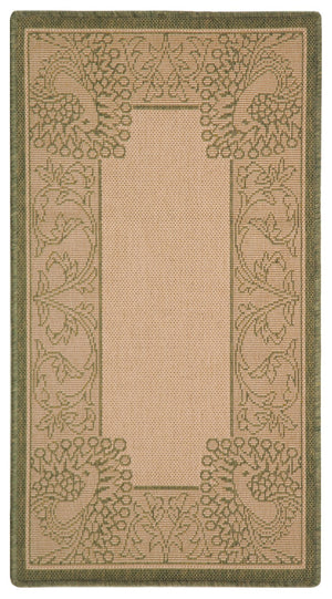 Safavieh Cy2965 Power Loomed 85.4% Polypropylene/10.4% Polyester/4.2% Latex Outdoor Rug CY2965-1E01-3