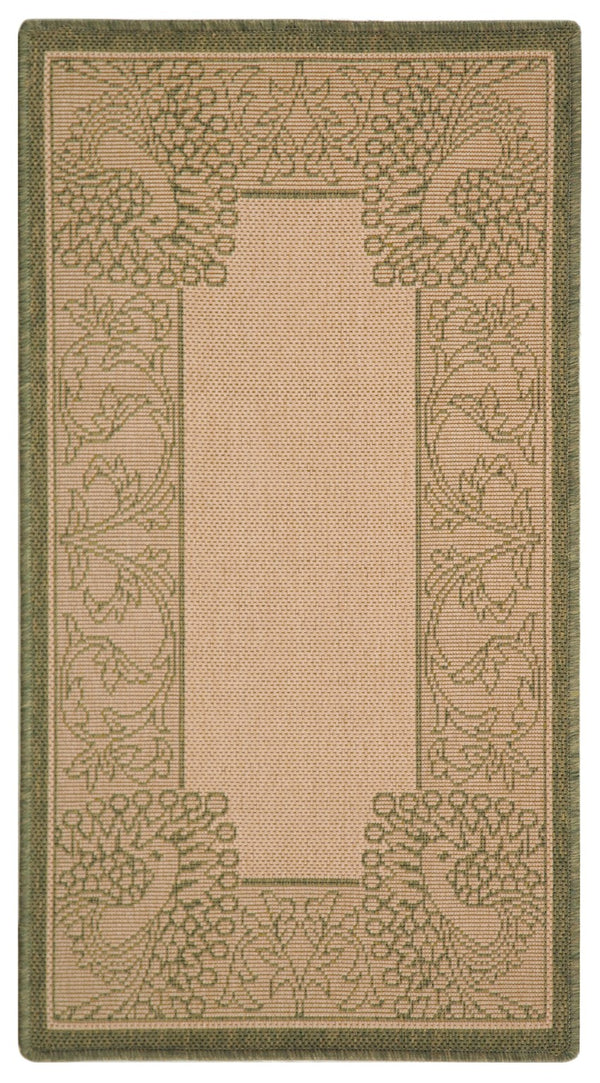 Safavieh Cy2965 Power Loomed 85.4% Polypropylene/10.4% Polyester/4.2% Latex Outdoor Rug CY2965-1E01-3