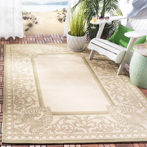 Safavieh Cy2965 Power Loomed 85.4% Polypropylene/10.4% Polyester/4.2% Latex Outdoor Rug CY2965-1E01-3