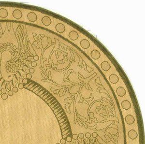 Safavieh Cy2965 Power Loomed 85.4% Polypropylene/10.4% Polyester/4.2% Latex Outdoor Rug CY2965-1E01-5R