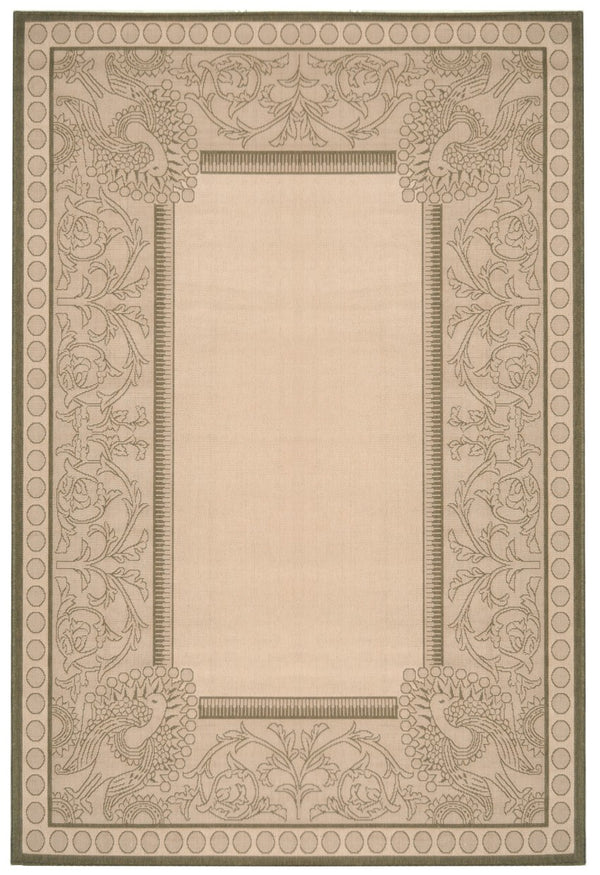 Safavieh Cy2965 Power Loomed 85.4% Polypropylene/10.4% Polyester/4.2% Latex Outdoor Rug CY2965-1E01-3