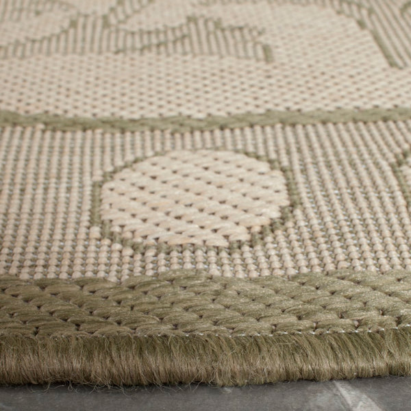 Safavieh Cy2965 Power Loomed 85.4% Polypropylene/10.4% Polyester/4.2% Latex Outdoor Rug CY2965-1E01-3