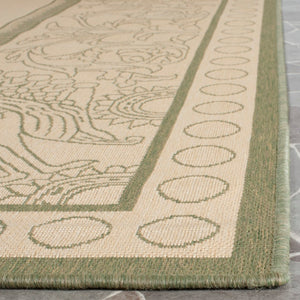 Safavieh Cy2965 Power Loomed 85.4% Polypropylene/10.4% Polyester/4.2% Latex Outdoor Rug CY2965-1E01-3