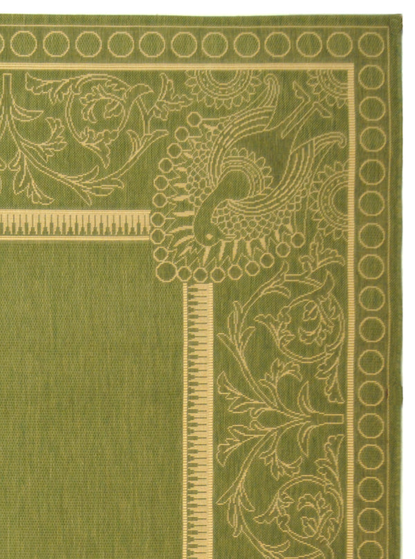 Safavieh Cy2965 Power Loomed 85.4% Polypropylene/10.4% Polyester/4.2% Latex Outdoor Rug CY2965-1E06-3