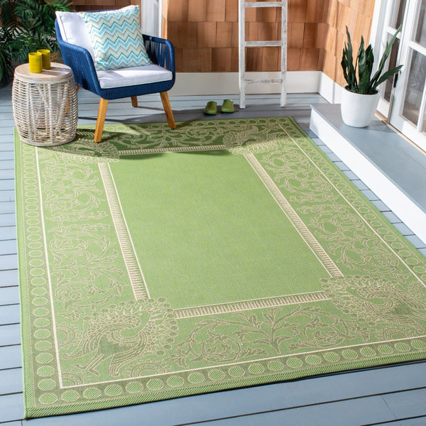 Safavieh Cy2965 Power Loomed 85.4% Polypropylene/10.4% Polyester/4.2% Latex Outdoor Rug CY2965-1E06-3