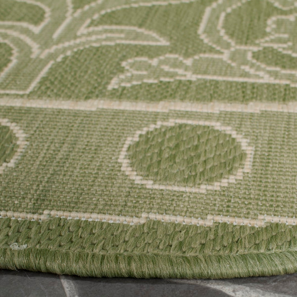 Safavieh Cy2965 Power Loomed 85.4% Polypropylene/10.4% Polyester/4.2% Latex Outdoor Rug CY2965-1E06-3