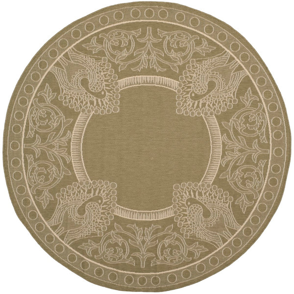 Safavieh Cy2965 Power Loomed 85.4% Polypropylene/10.4% Polyester/4.2% Latex Outdoor Rug CY2965-1E06-3