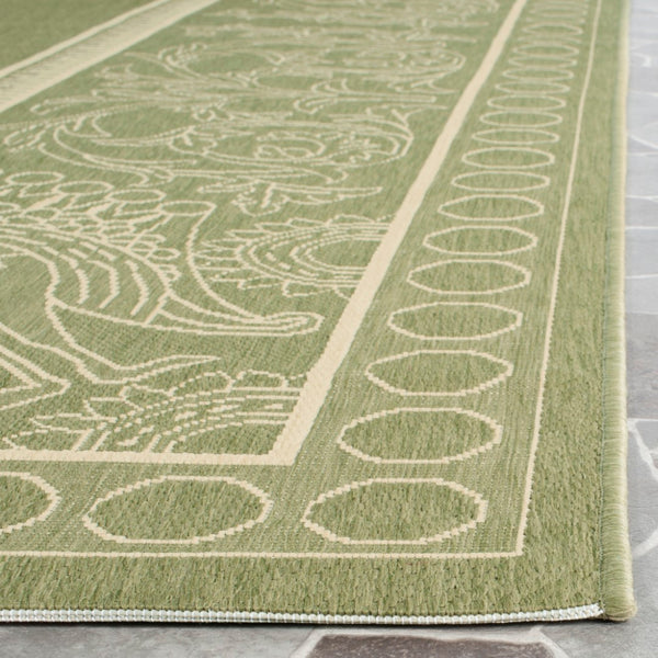 Safavieh Cy2965 Power Loomed 85.4% Polypropylene/10.4% Polyester/4.2% Latex Outdoor Rug CY2965-1E06-3