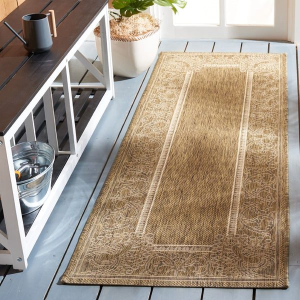 Safavieh Cy2965 Power Loomed 85.4% Polypropylene/10.4% Polyester/4.2% Latex Outdoor Rug CY2965-3009-3