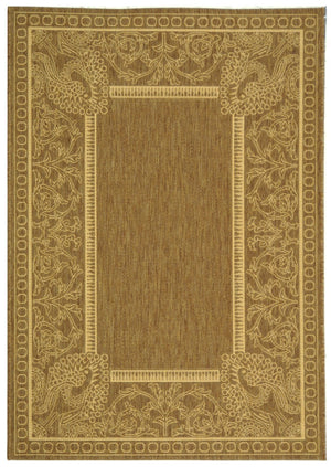 Safavieh Cy2965 Power Loomed 85.4% Polypropylene/10.4% Polyester/4.2% Latex Outdoor Rug CY2965-3009-4