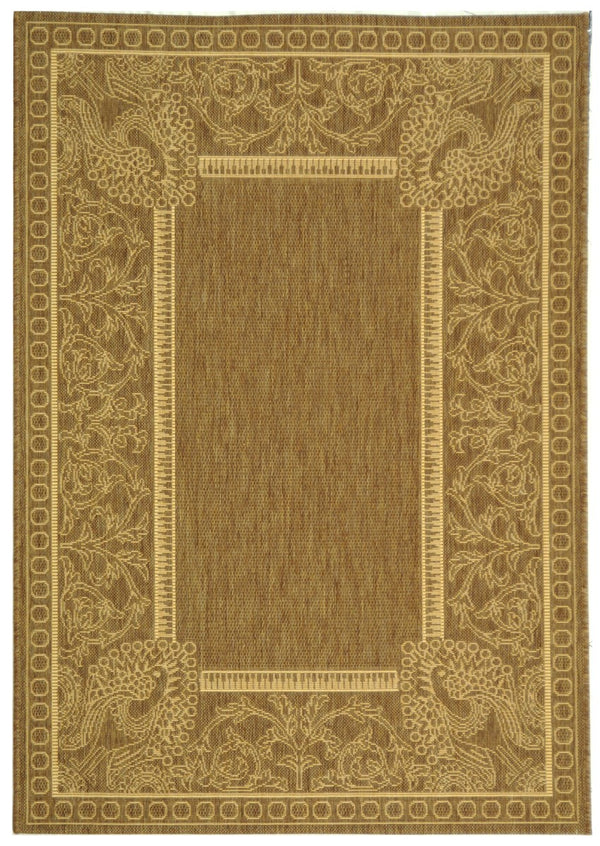 Safavieh Cy2965 Power Loomed 85.4% Polypropylene/10.4% Polyester/4.2% Latex Outdoor Rug CY2965-3009-4