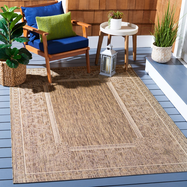 Safavieh Cy2965 Power Loomed 85.4% Polypropylene/10.4% Polyester/4.2% Latex Outdoor Rug CY2965-3009-3