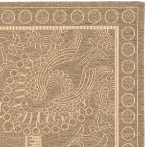 Safavieh Cy2965 Power Loomed 85.4% Polypropylene/10.4% Polyester/4.2% Latex Outdoor Rug CY2965-3009-3