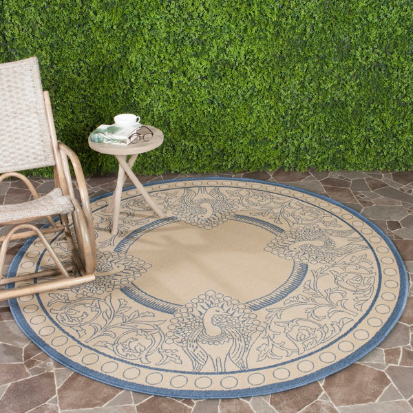 Safavieh Cy2965 Power Loomed 85.4% Polypropylene/10.4% Polyester/4.2% Latex Outdoor Rug CY2965-3101-210