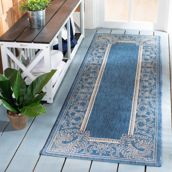 Safavieh Cy2965 Power Loomed 85.4% Polypropylene/10.4% Polyester/4.2% Latex Outdoor Rug CY2965-3103-27