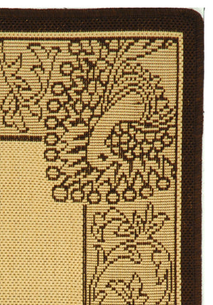 Safavieh Cy2965 Power Loomed 85.4% Polypropylene/10.4% Polyester/4.2% Latex Outdoor Rug CY2965-3401-3