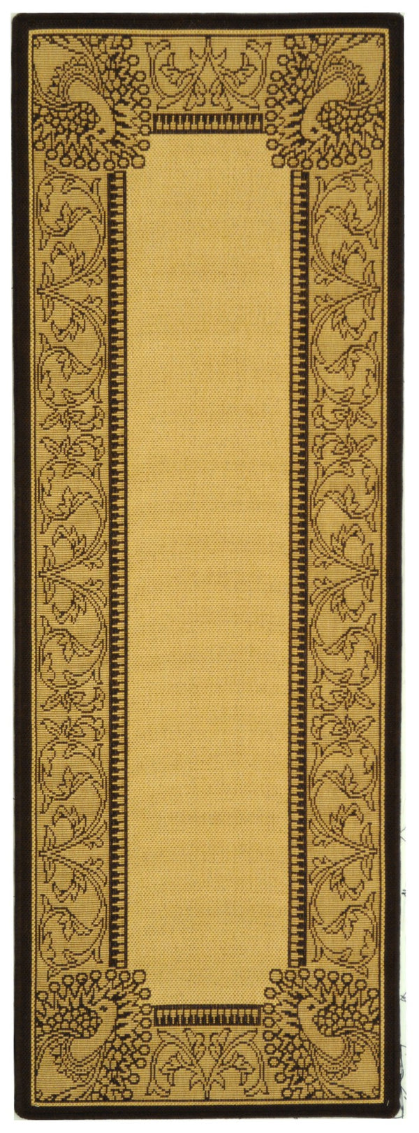 Safavieh Cy2965 Power Loomed 85.4% Polypropylene/10.4% Polyester/4.2% Latex Outdoor Rug CY2965-3401-3