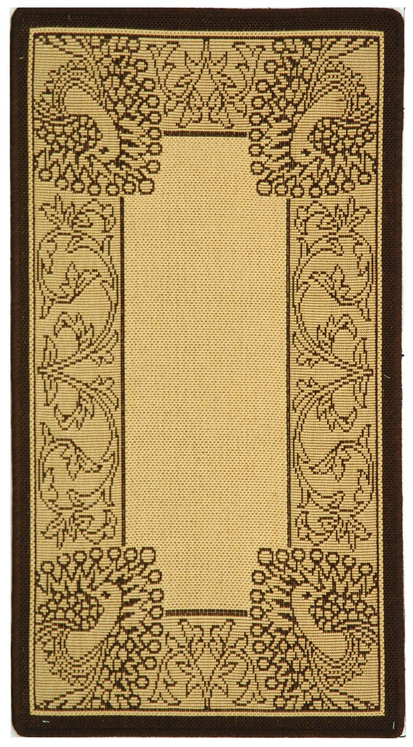 Safavieh Cy2965 Power Loomed 85.4% Polypropylene/10.4% Polyester/4.2% Latex Outdoor Rug CY2965-3401-3