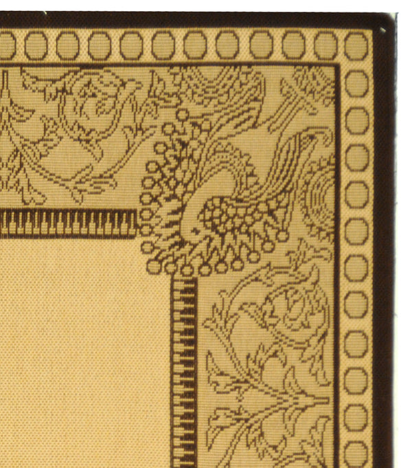 Safavieh Cy2965 Power Loomed 85.4% Polypropylene/10.4% Polyester/4.2% Latex Outdoor Rug CY2965-3401-4