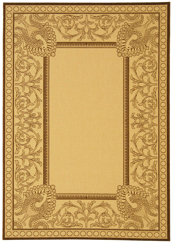 Safavieh Cy2965 Power Loomed 85.4% Polypropylene/10.4% Polyester/4.2% Latex Outdoor Rug CY2965-3401-3