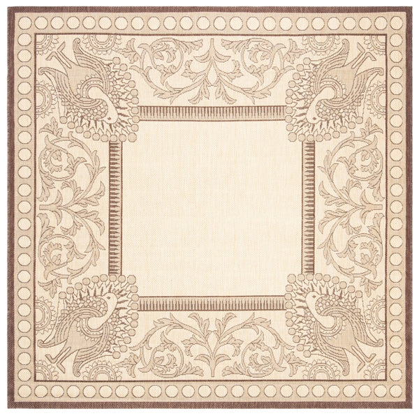 Safavieh Cy2965 Power Loomed 85.4% Polypropylene/10.4% Polyester/4.2% Latex Outdoor Rug CY2965-3401-3