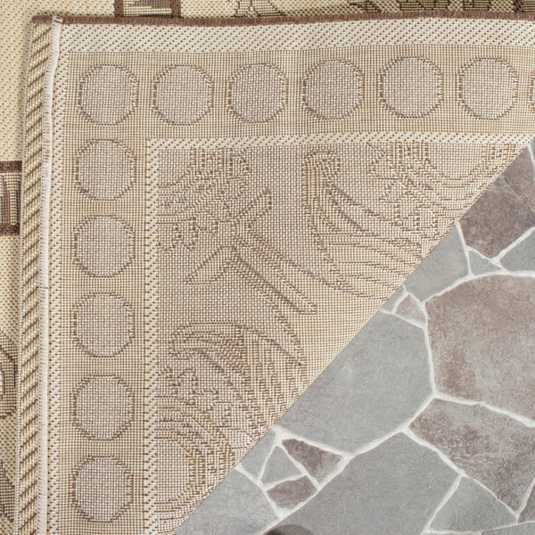 Safavieh Cy2965 Power Loomed 85.4% Polypropylene/10.4% Polyester/4.2% Latex Outdoor Rug CY2965-3401-3