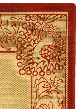 Safavieh Cy2965 Power Loomed 85.4% Polypropylene/10.4% Polyester/4.2% Latex Outdoor Rug CY2965-3701-210