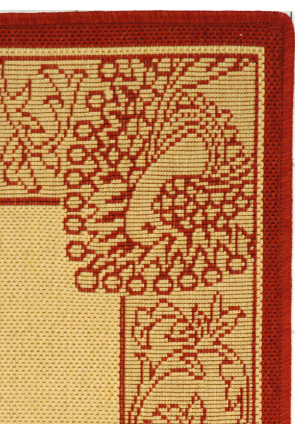 Safavieh Cy2965 Power Loomed 85.4% Polypropylene/10.4% Polyester/4.2% Latex Outdoor Rug CY2965-3701-210